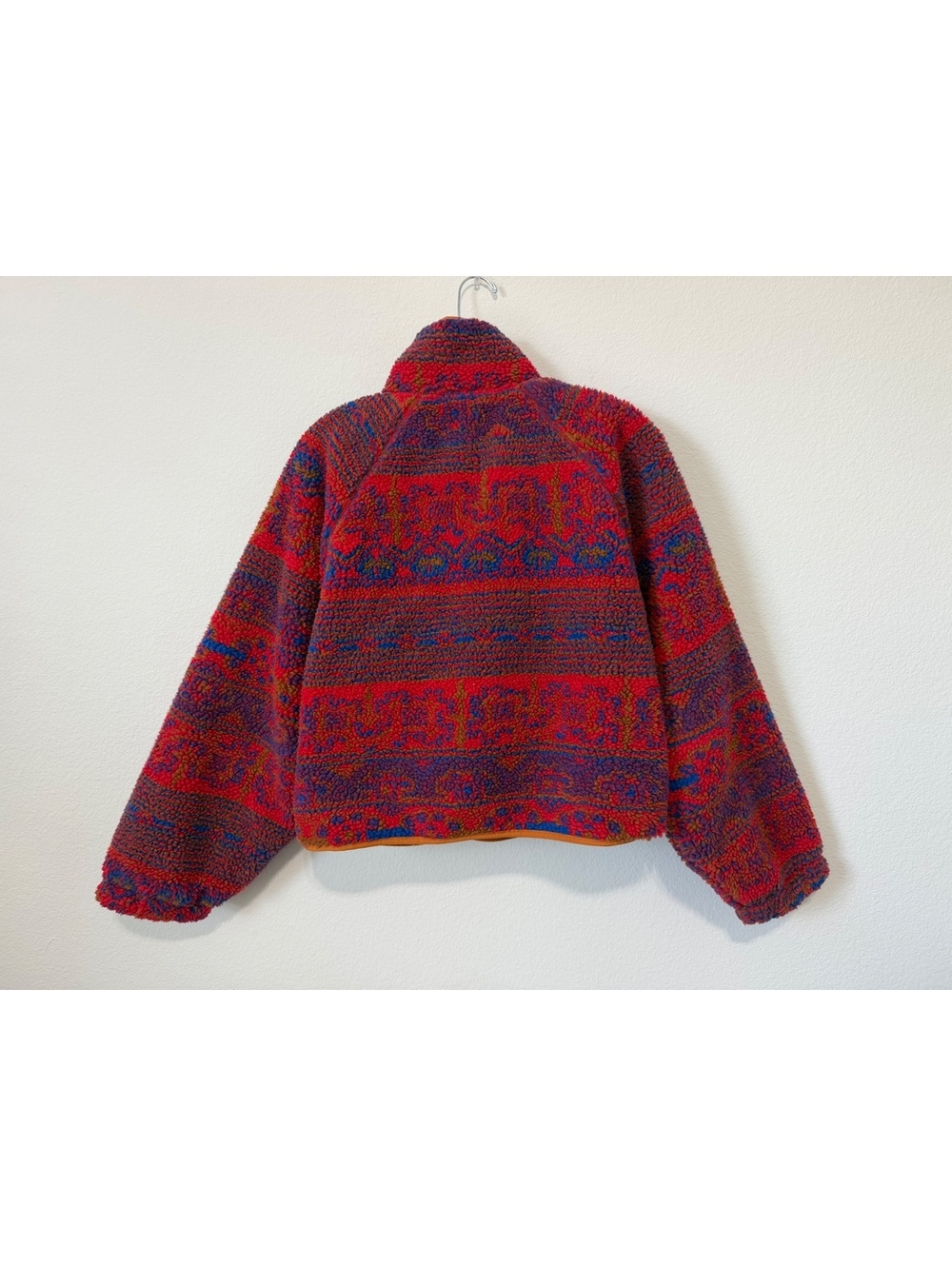 BLANKNYC Long Sleeve Snap Button Teddy Sherpa Patterned Jacket Women's Size M - Picture 2 of 9